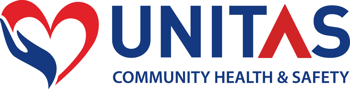 Icon white Unitas Community Health & Safety Services Logo FINAL