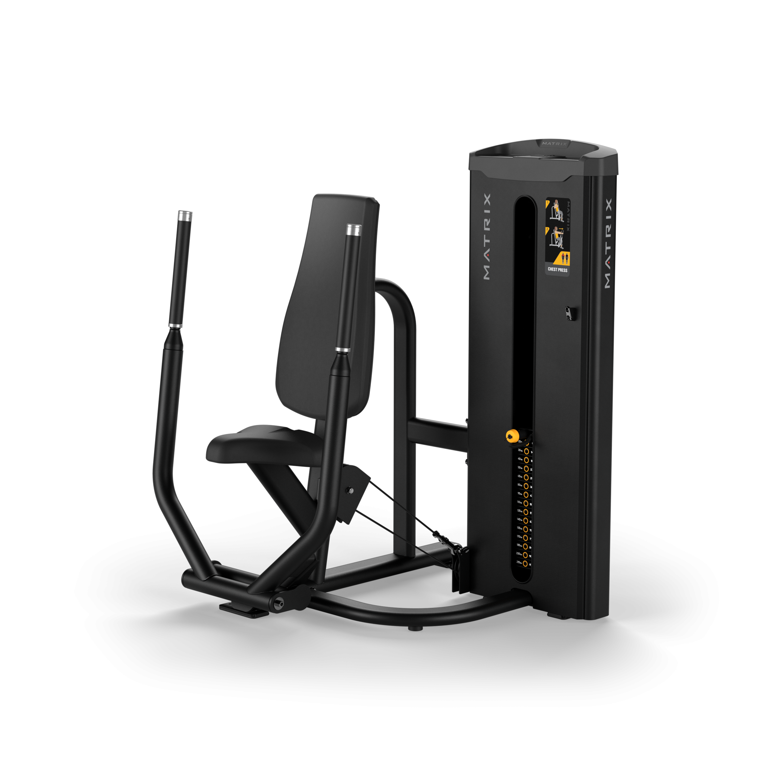 MX_GO-SERIES GO-S13 chest press_Matte Blk_hero