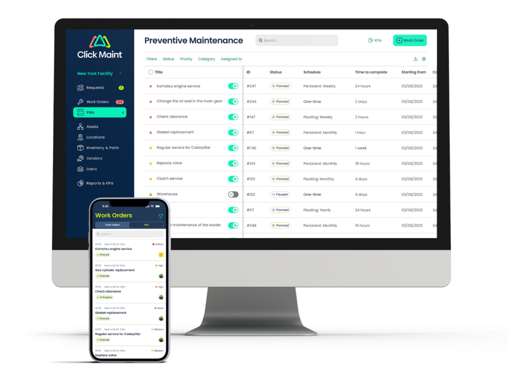 Preventive Maintenance List View (16)