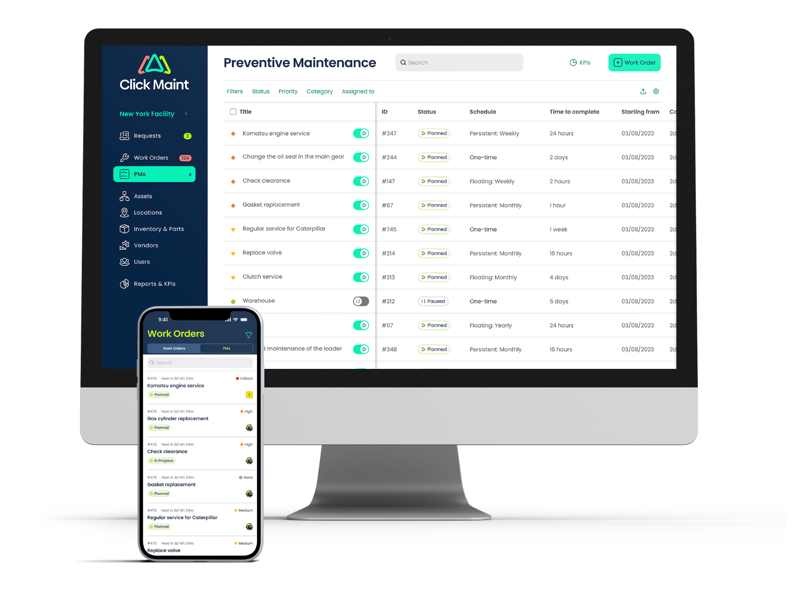 Preventive Maintenance List View (16)
