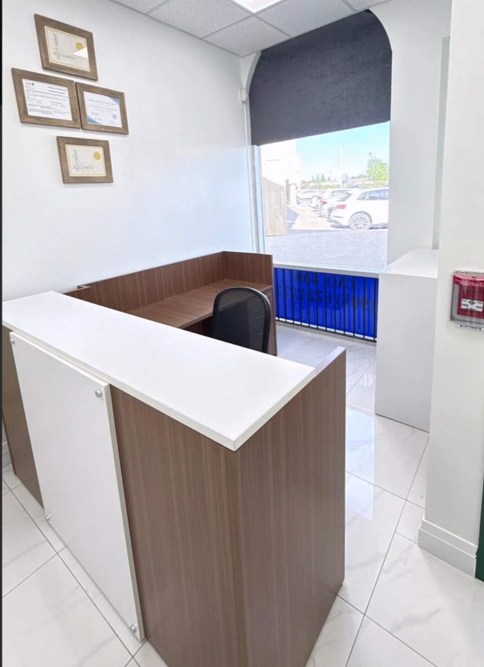reception areas